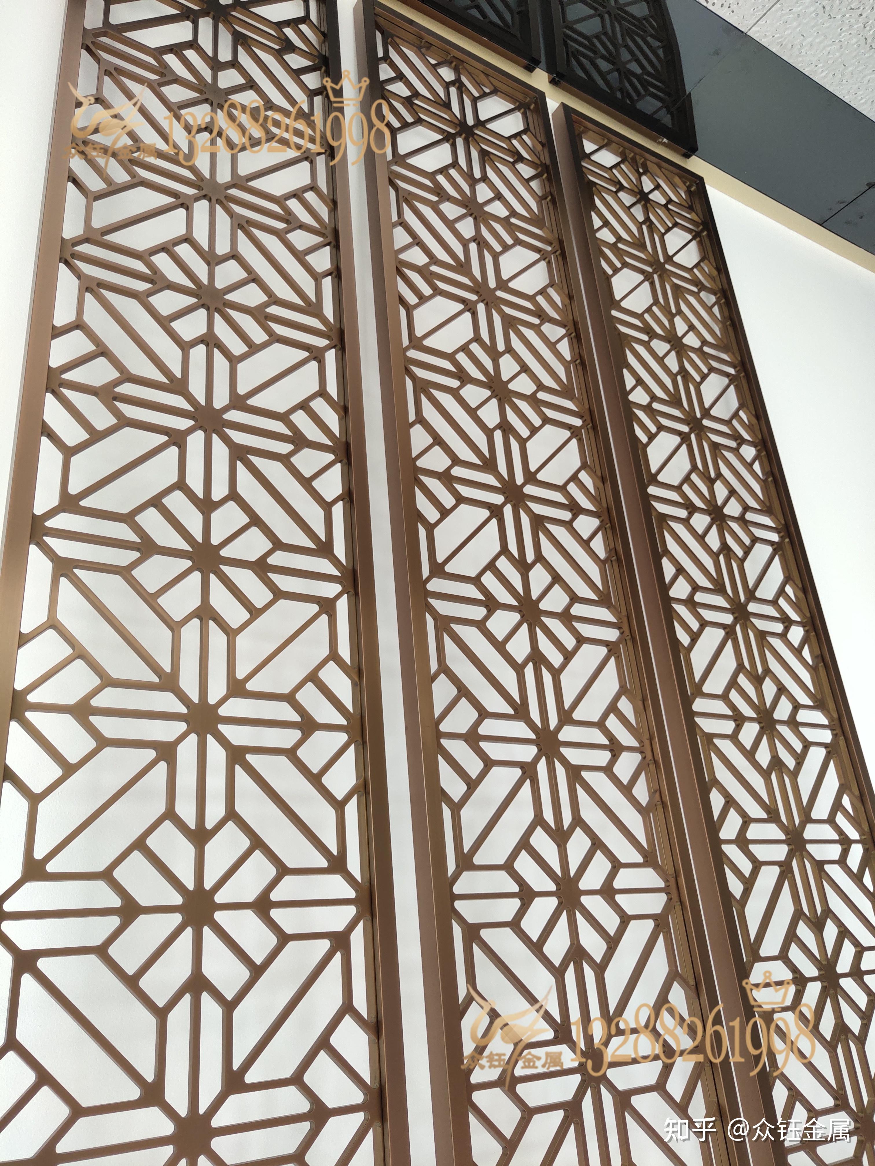 精美铝板雕刻屏风造型手感细腻丝滑