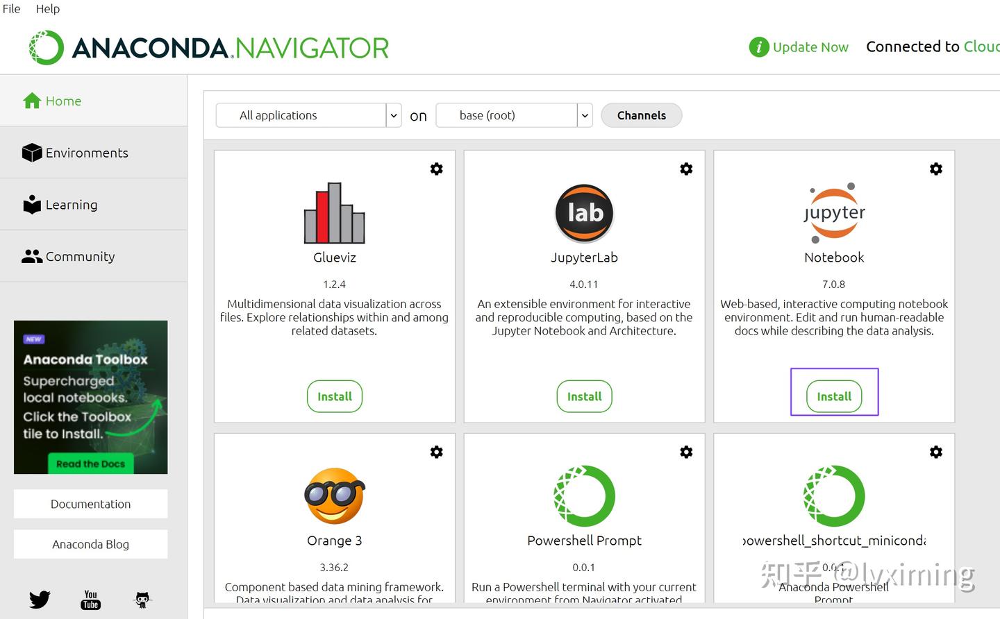 Anaconda jupyter notebook 