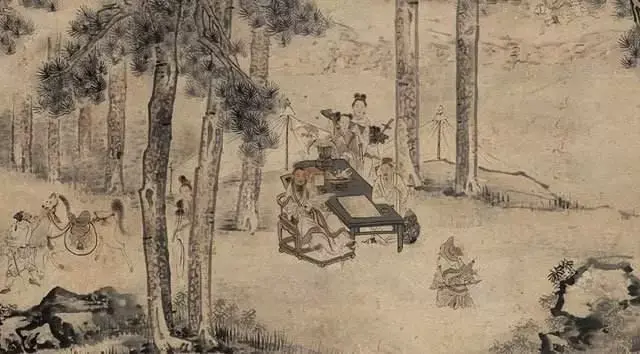 这有点谢安的意思.