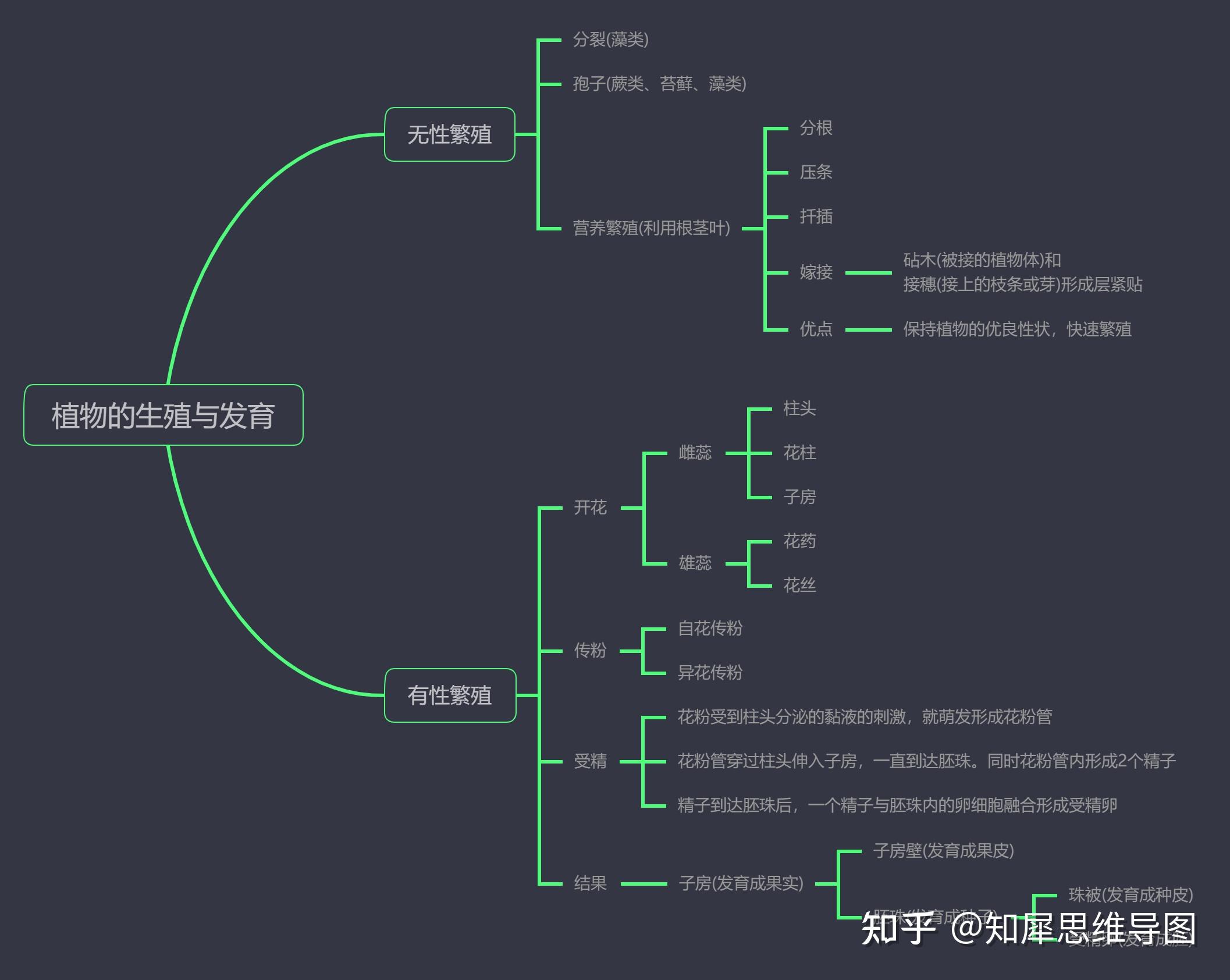 初中全套生物思维导图-21张高清思维导图 - 知乎