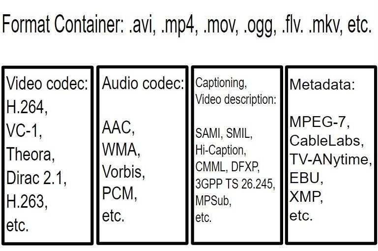 Video Data Type 为何会有MP4、RMVB、AVI、WMV、FLV、MKV、WebM、MOV这么多视频格式?今天总算弄明白了 - 知乎