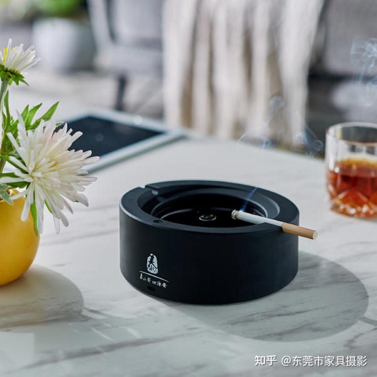 东莞家具摄影东莞产品拍摄烟灰缸现场拍摄图