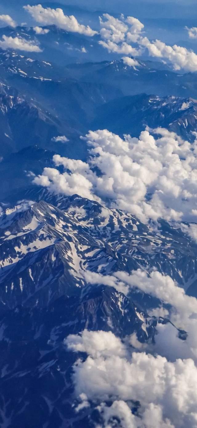 一组超好看的蓝色壁纸和唯美的女生头像