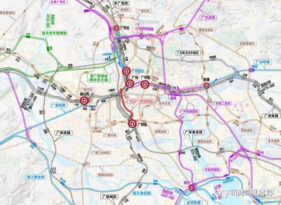 广州白云火车站规划图图片