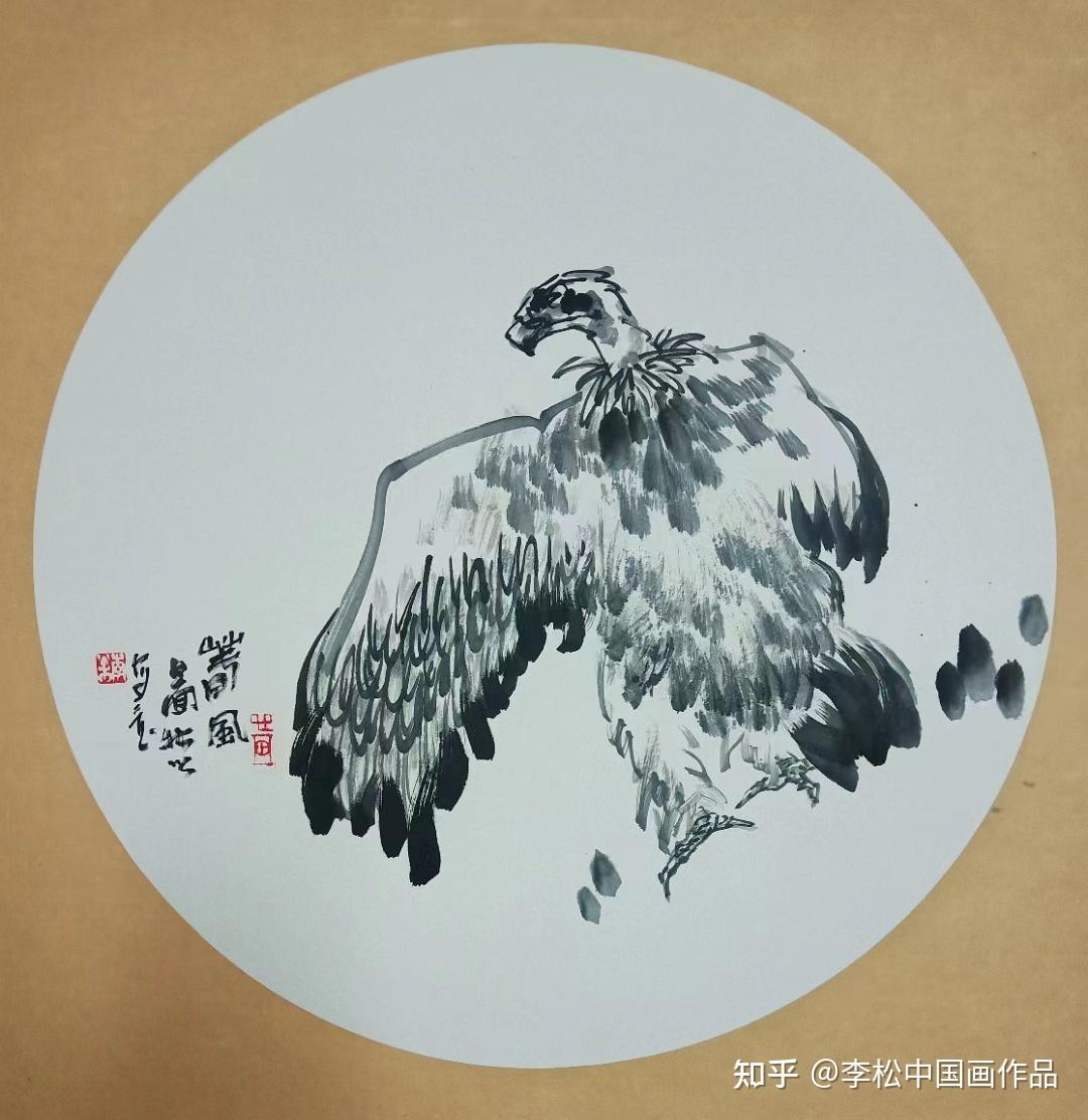 李松中国画作品——花鸟 / 猛志常在 - 知乎