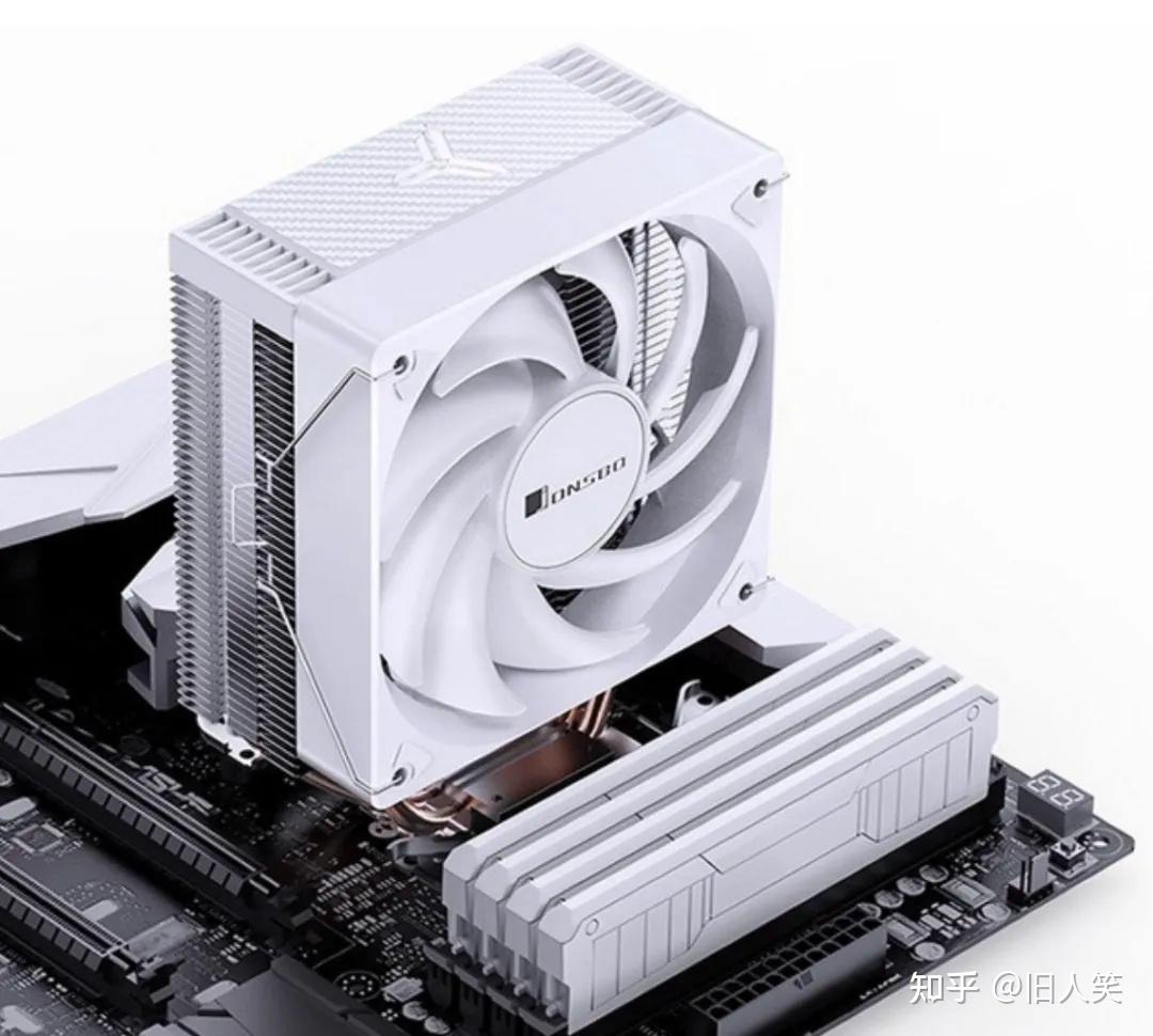 乔思伯推出cr1000e单塔风冷散热器120mm风扇4热管黑白双色