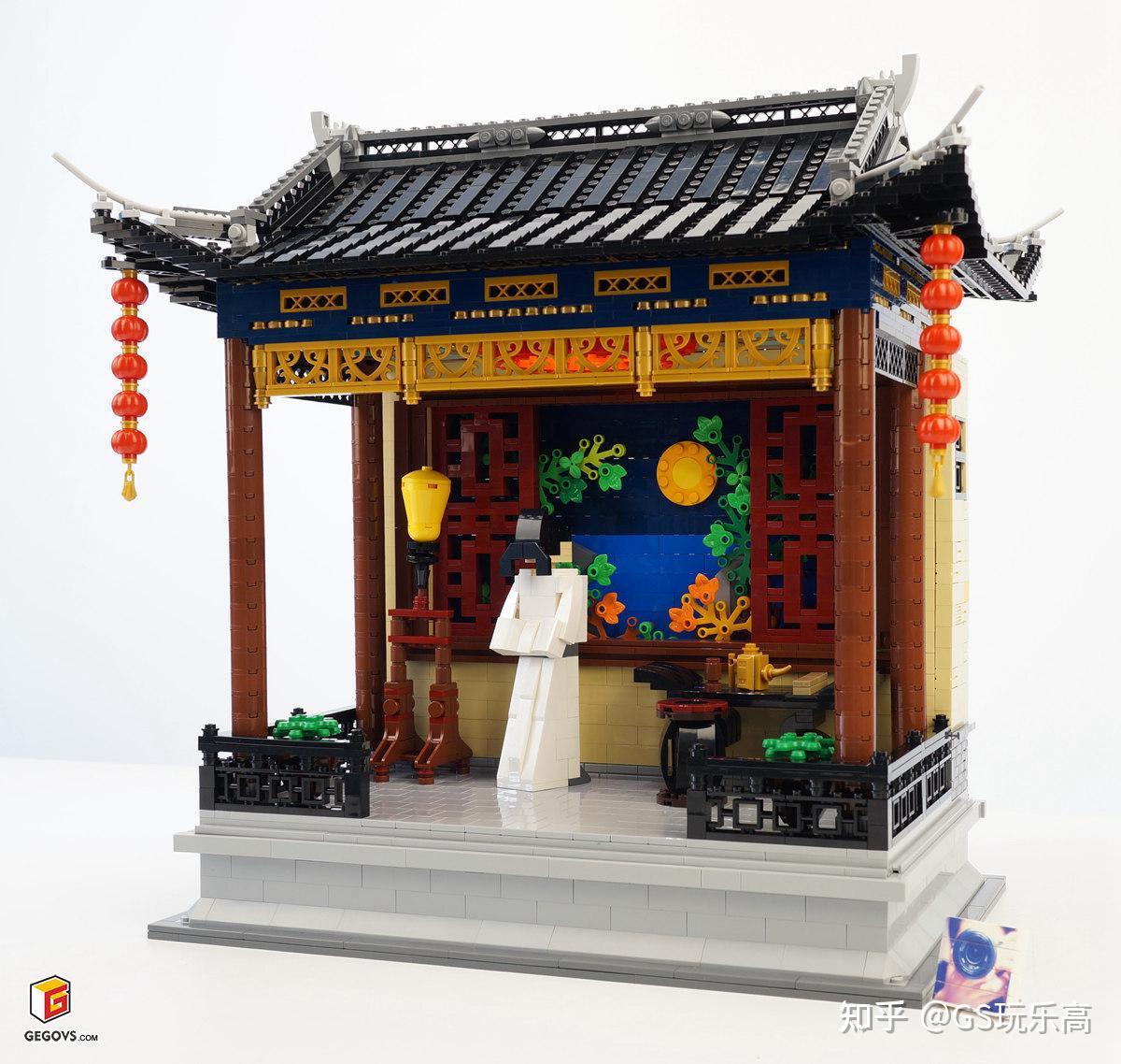 用乐高搭建唐诗宋词长什么样