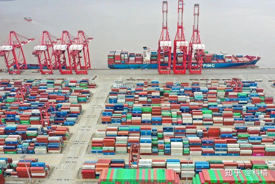 上海港集装箱吞吐量图片