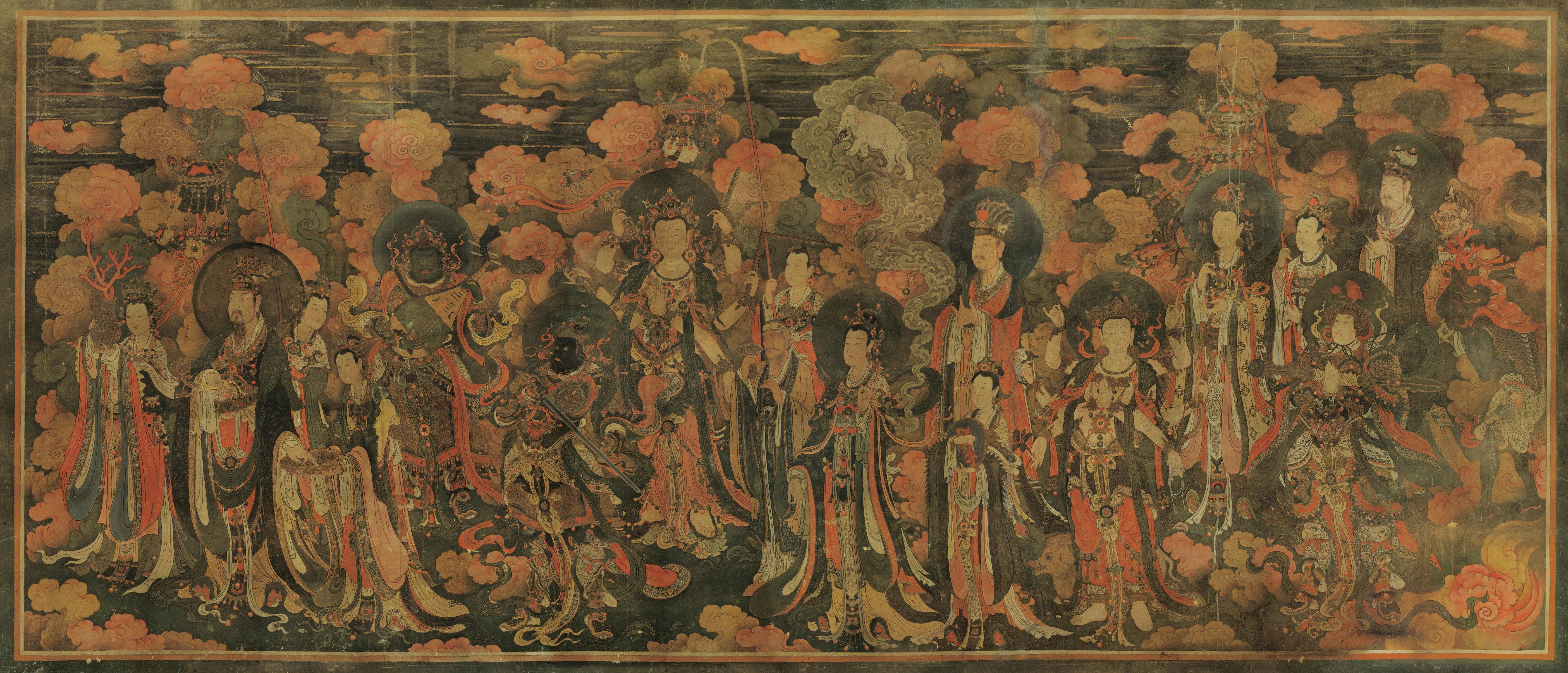北京法海寺-明代壁画之最,媲美敦煌:北墙东-梵天礼佛护法图【300多幅高清大图细赏】 - 知乎