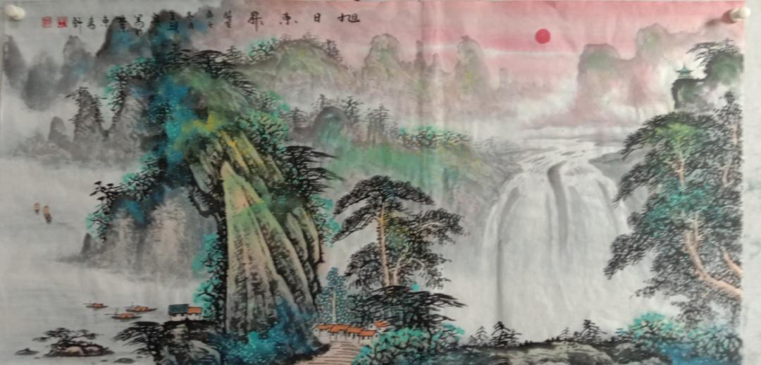 起航中国爱我中华画家王现宾迎新春作品微展