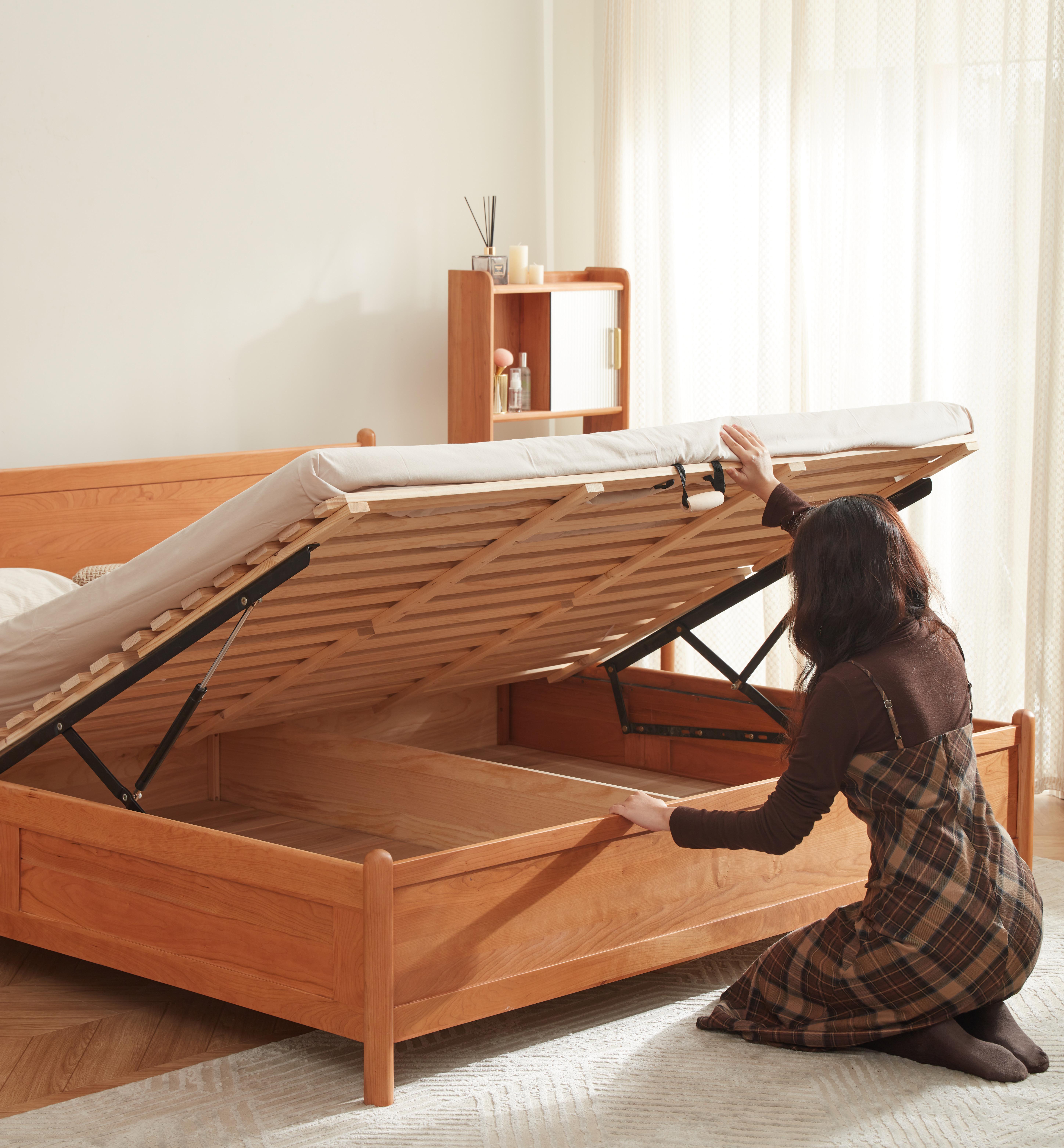 简约温柔 保存时光-设计简洁优雅 巧妙为空间扩容高箱床连贯而流畅