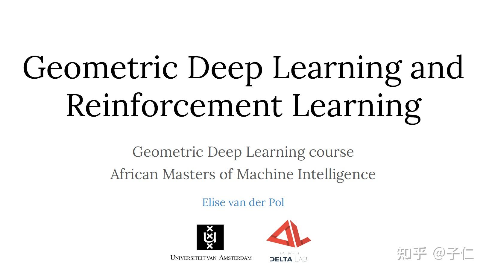Mit Geometry Deep Learning Geometric Deep Learning Course(几何深度学习课程) - 知乎