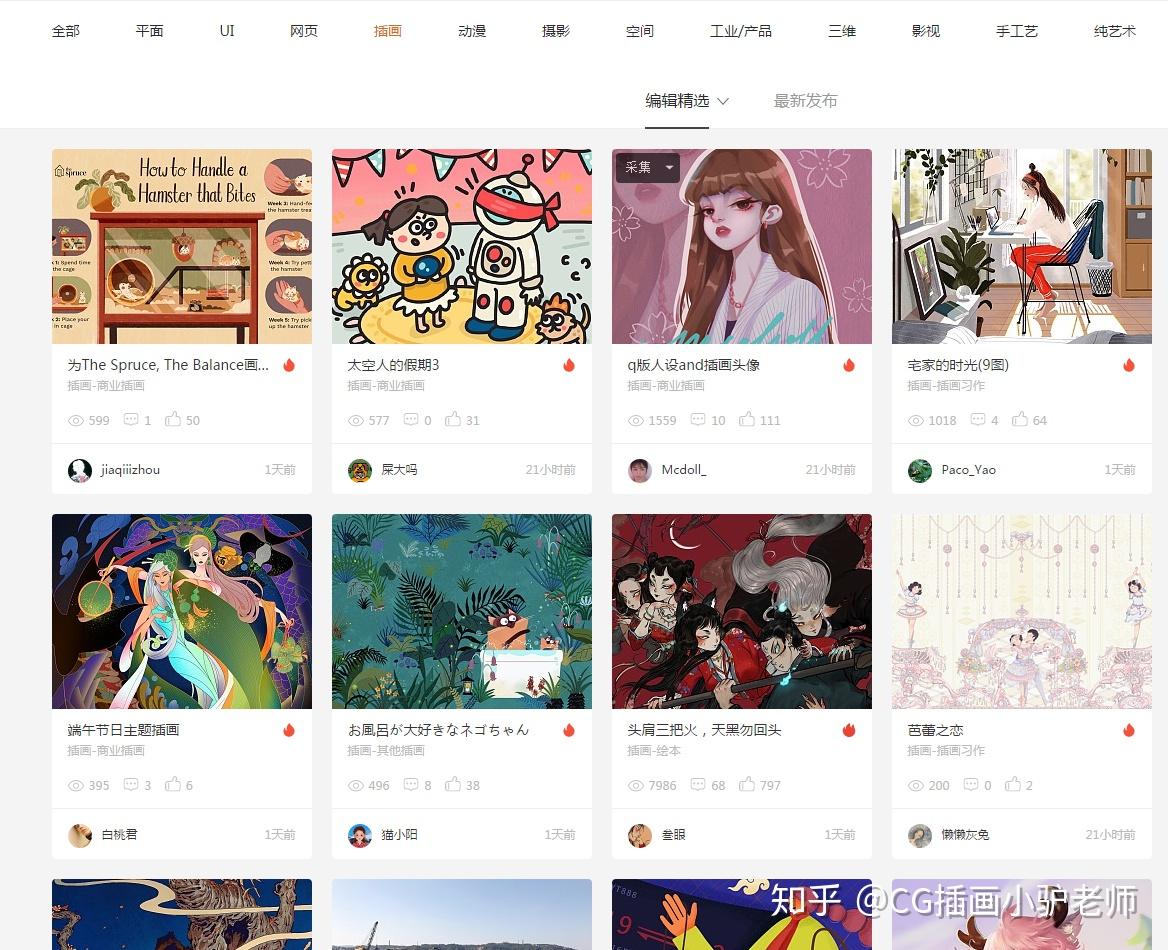 你知道有哪些能获得绘画灵感和素材的网站吗