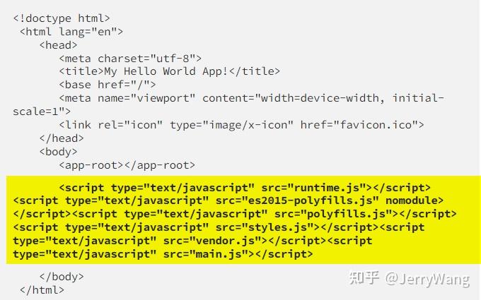 Angular 应用里 index.html 的作用 - 知乎