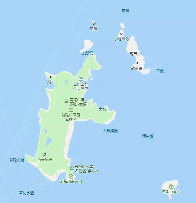 中国最大的群岛舟山群岛