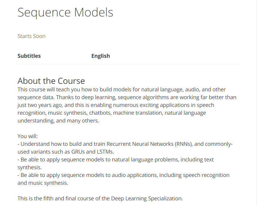 Deep Learning Specialization - 知乎