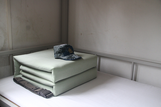 出门看队列 进屋看内务学员到达集训队后迅速统一内务建设入队初单位