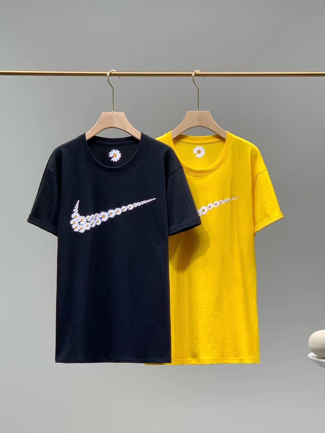 耐克20ss潮流雏菊t恤男女同款权志龙小雏菊