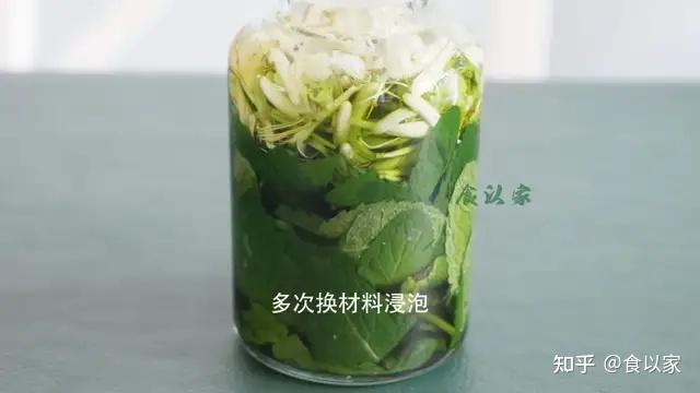 薄荷季呀自制薄荷花露水