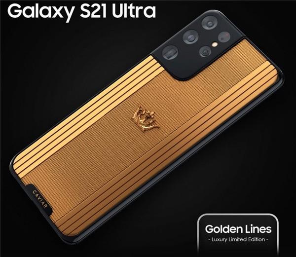 caviar牛年限定版s21ultra纯金浮雕