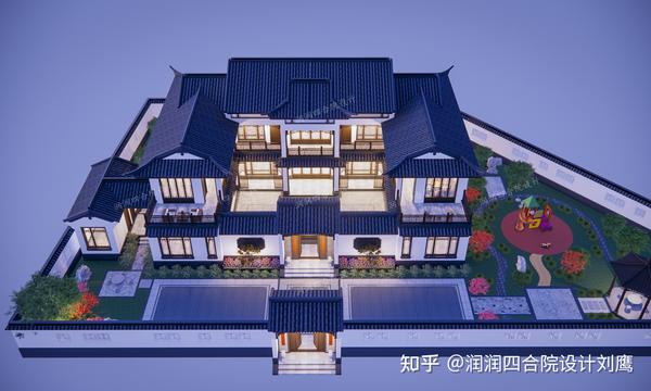 润润四合院设计刘鹰:四川两层苏式四合院祖宅25×18.5,游花园,享田园生活 - 知乎