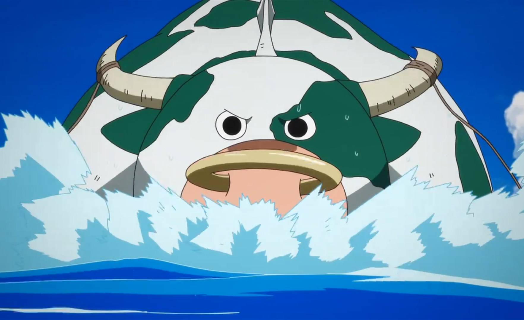 海贼王那些年草帽团遇上的海兽海怪海猫很幸运海马就挺可怜