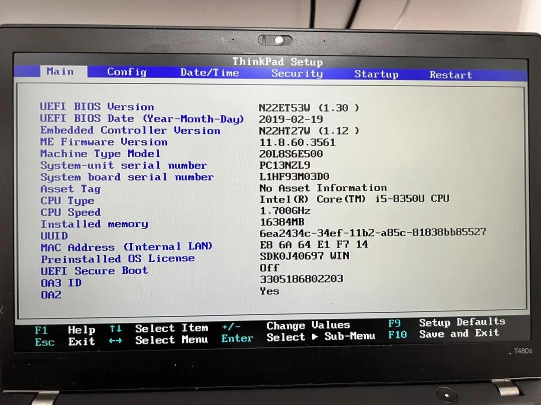 【故事七】手把手教如何核对淘来的二手thinkpad t480s是不是真的原装
