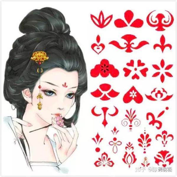 关于花钿的那些事 - 知乎