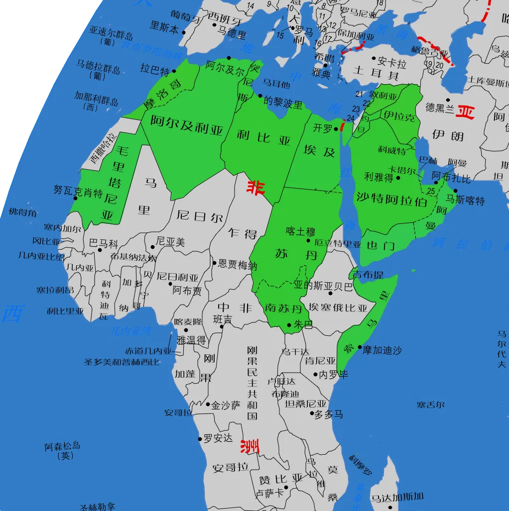 图文解读阿拉伯地区，高清地图可收藏- 知乎
