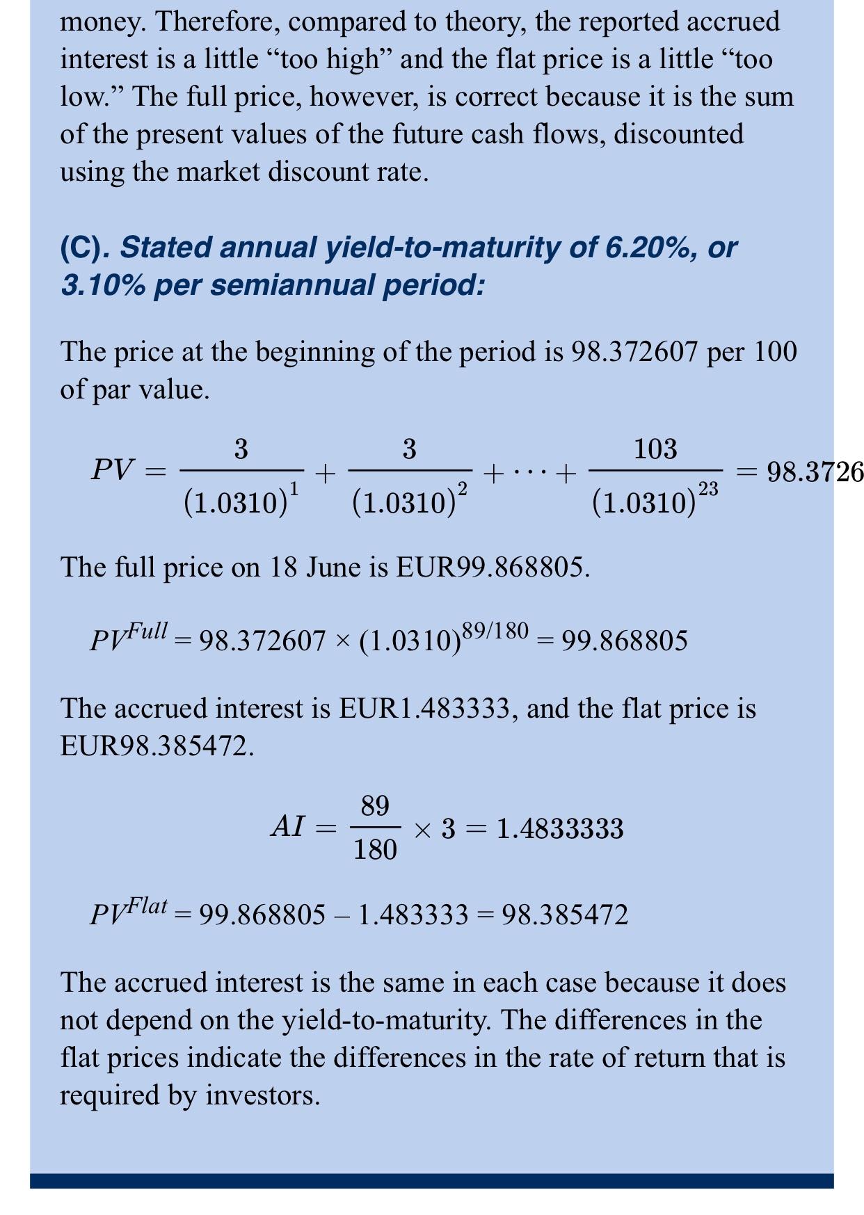 3 这种方法适用于illiquidity 的bondexample:考点【6】fixed rate