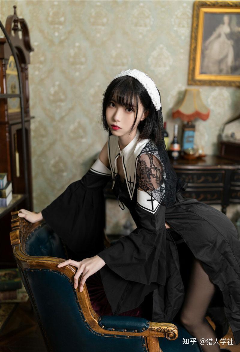 许岚lan – 修女黑丝 cosplay美图 cos写真套图合集