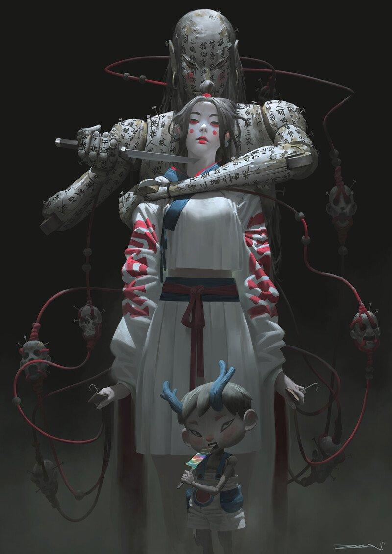 马来西亚插画师 zeen chin