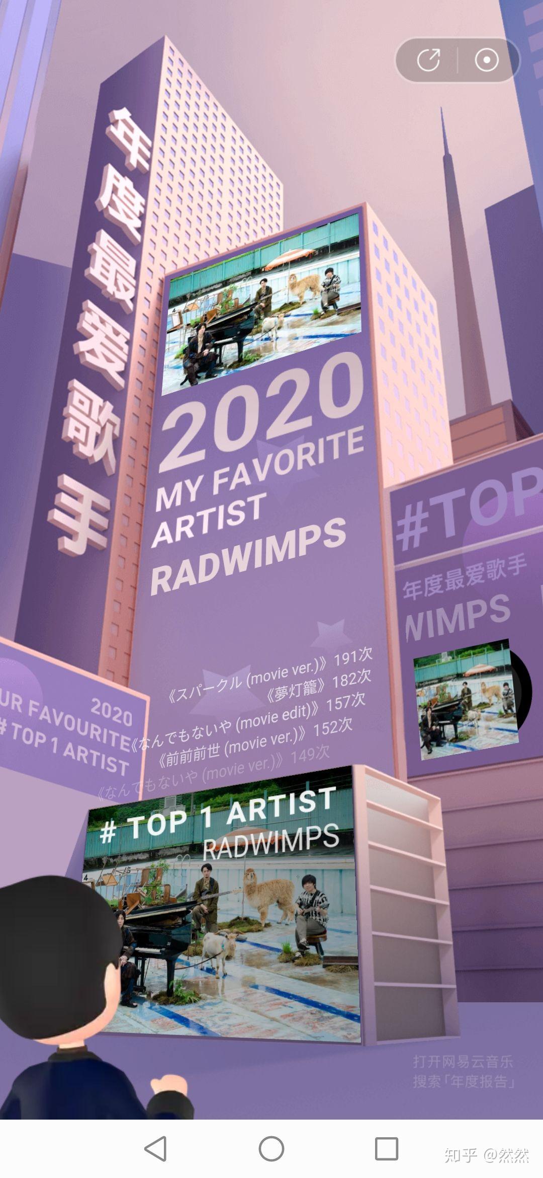 我也不知道自己在2020年听了这么多的歌,最喜欢的还是莫过于radwimps
