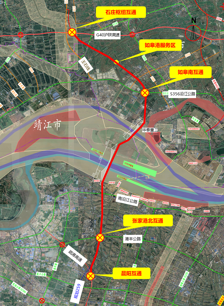 江苏省过江通道规划图图片