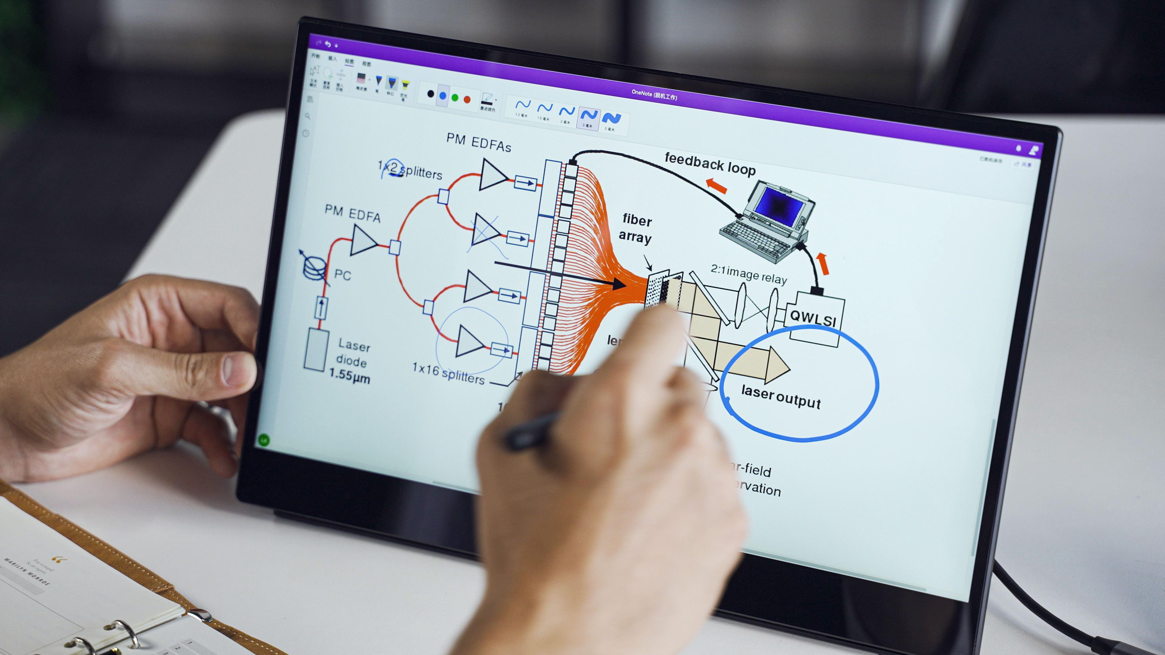 解锁便携显示器的高级玩法,十点触控 手写压感笔 - 知乎