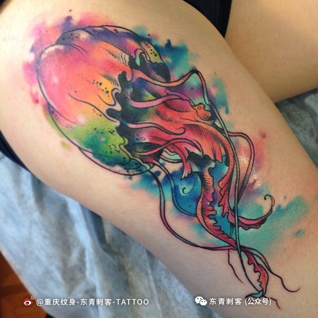 也被很多纹身师引进到纹身艺术中并发展出了多种多样的水彩纹身风格
