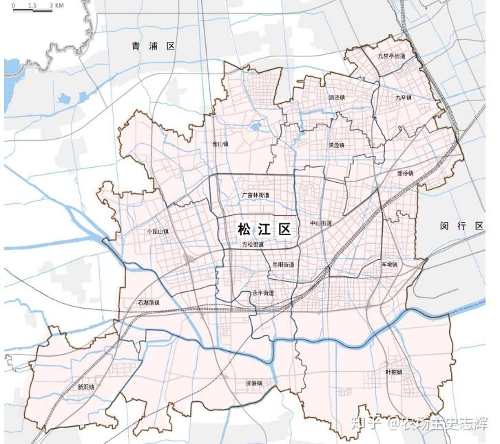 上海松江新城地图图片