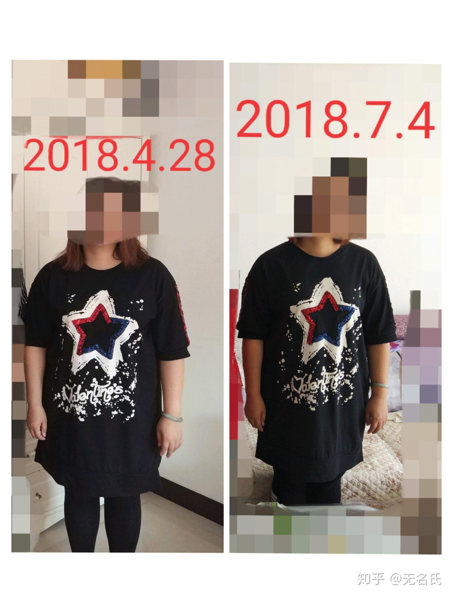 减重15斤对比照[减重历程]我属于易胖体质,个人吸收太好.身高168㎝.