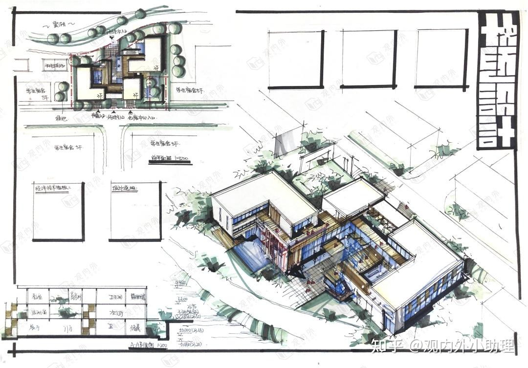 建筑专题 | 体块关系操作手法——加减法的融合使用（二） - 知乎