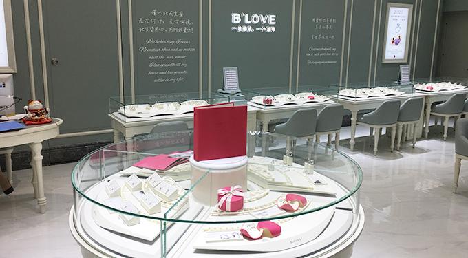 bloves婚戒珠宝陈列为爱点缀用心行动