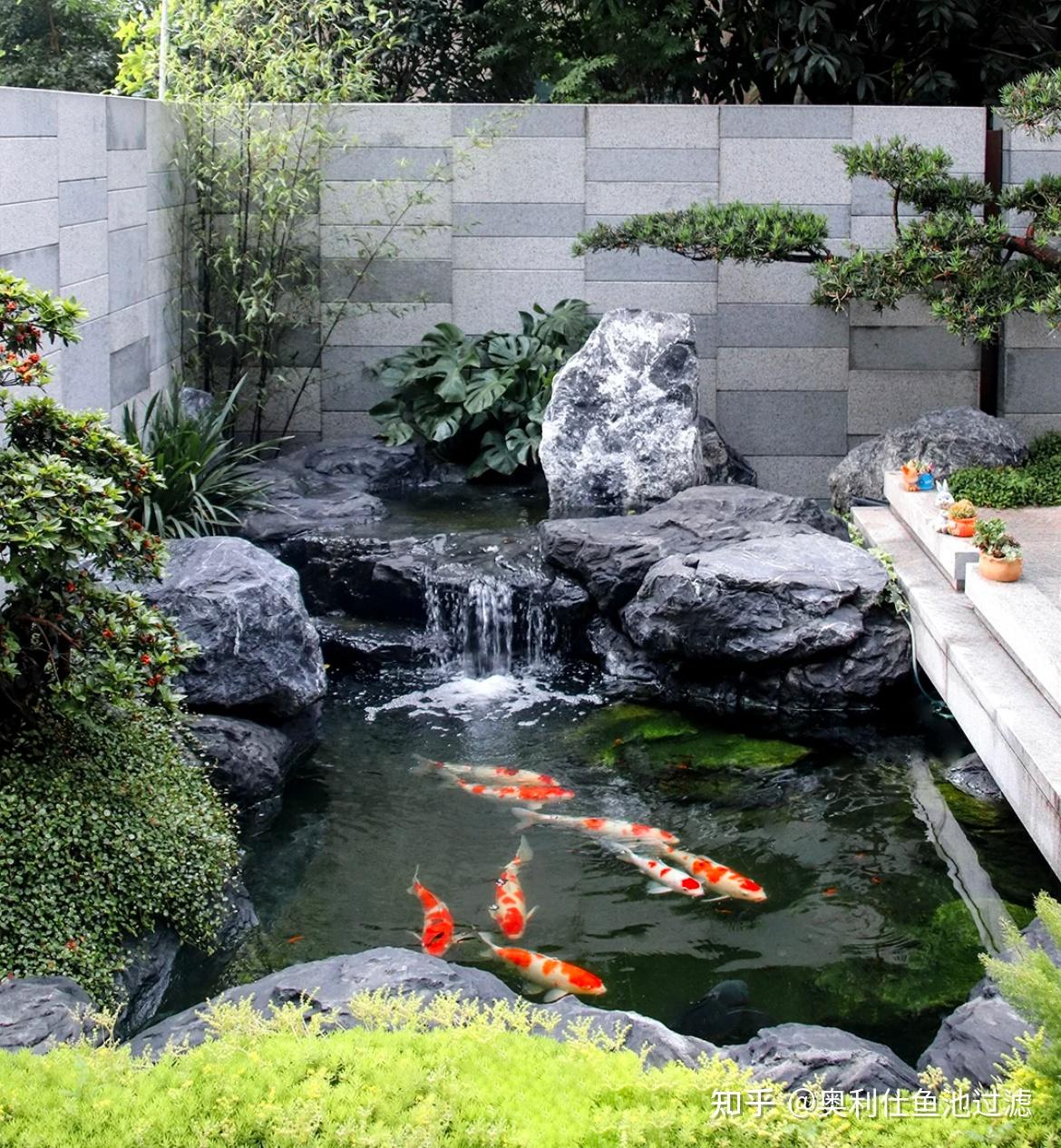 再谈庭院鱼池建造施工流程