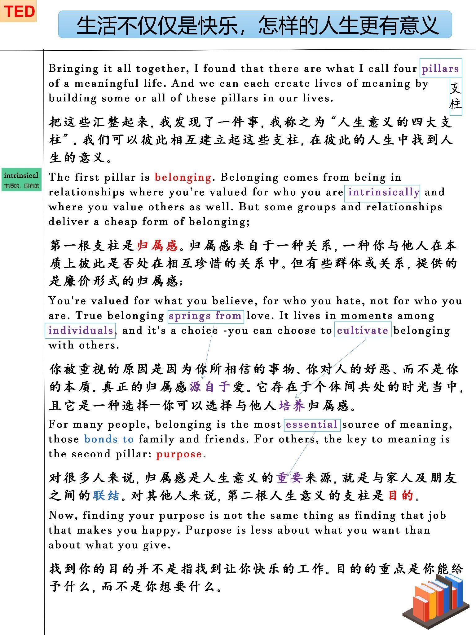 ted演讲稿生活不仅仅是快乐怎样的人生更有意义