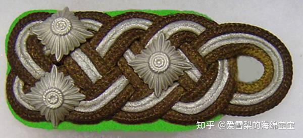 二战德国警察警衔标志上