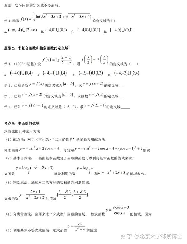 高考数学常考的66个函数图像&题型 - 知乎