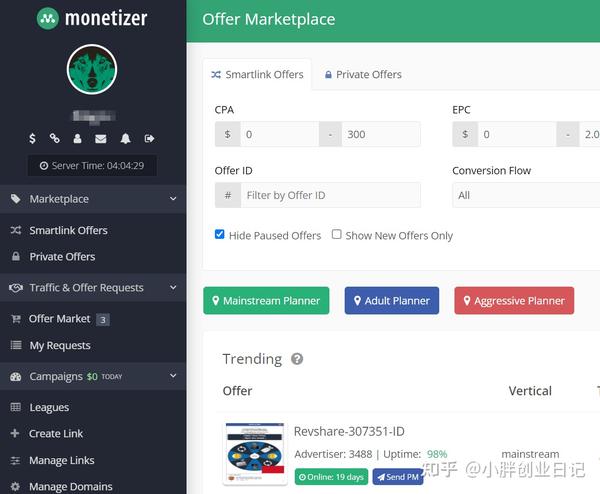 Propellerads + + Bemob 跑CPI的简要设置 知乎