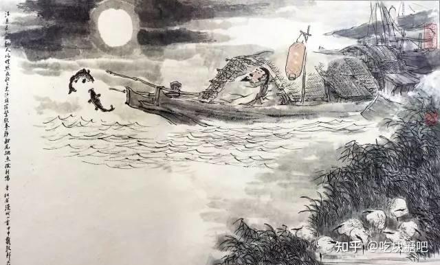 登舟望秋月,空忆谢将军.牛渚西江夜,青天无片云.——[唐代]李白