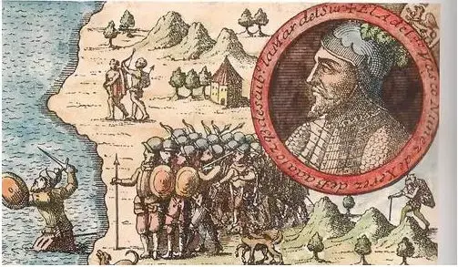 巴尔沃亚1513年,西班牙人巴尔沃亚在巴拿马他不仅驱逐了国王派来的