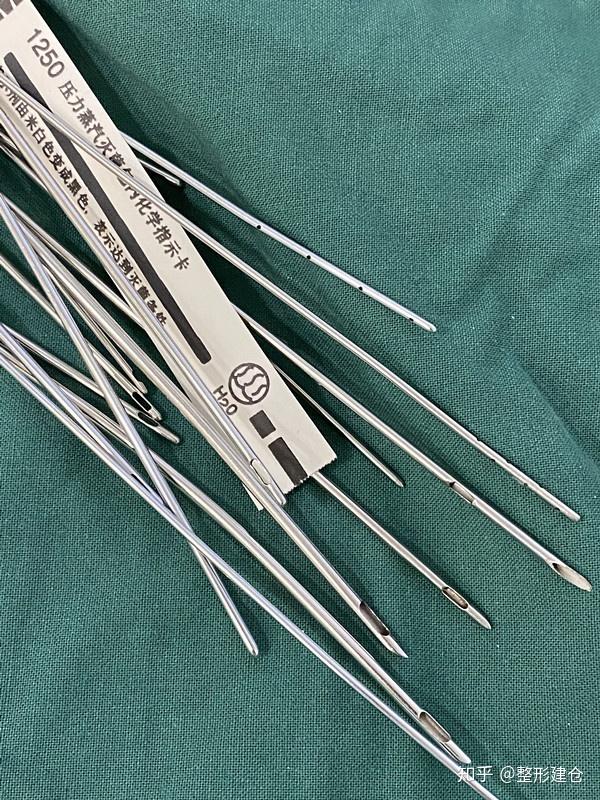 (身体吸脂针头)3,吸脂针,分为圆头跟尖头,分不同的直径,不同的长短.