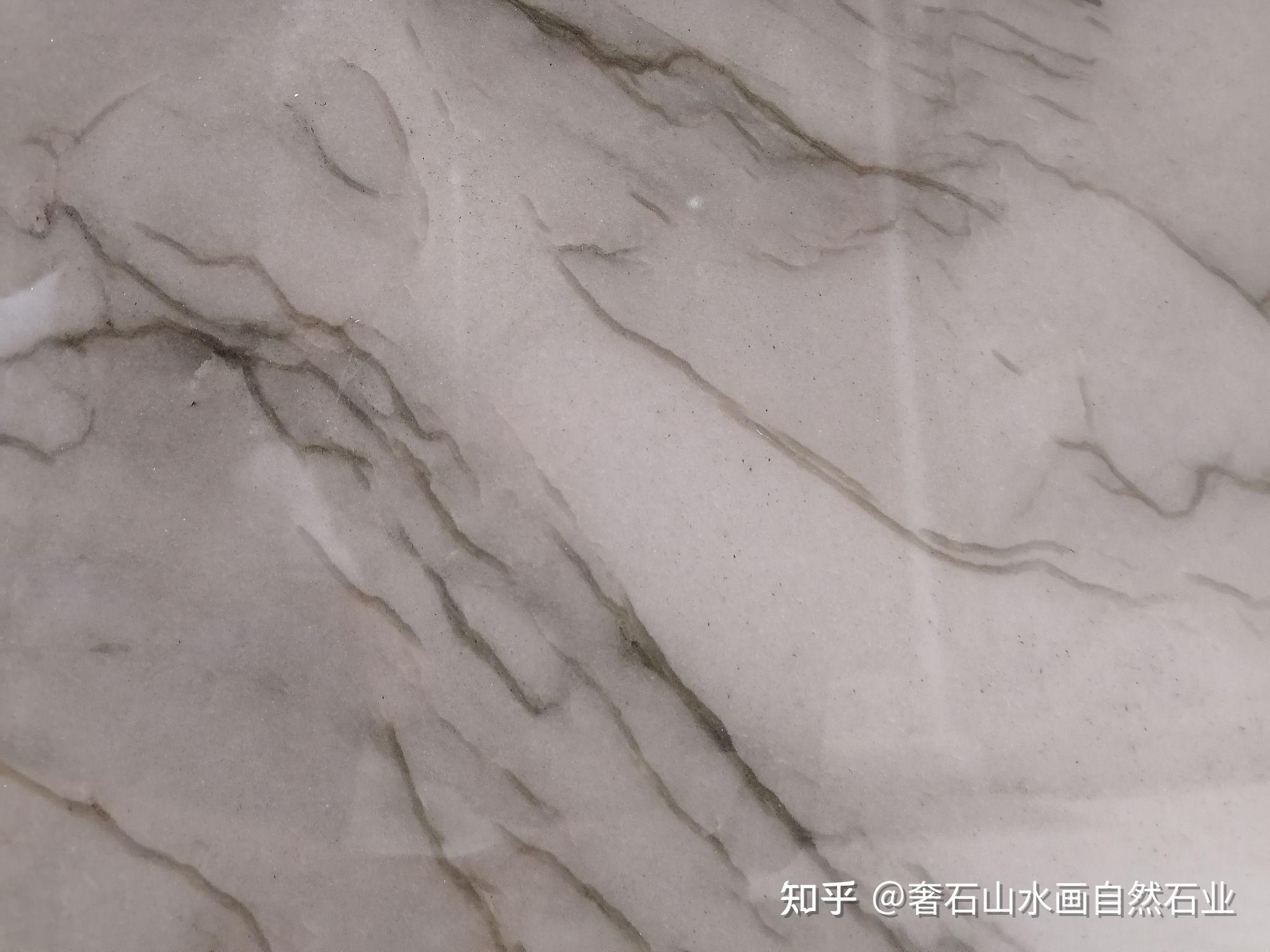 白灰天然大理石