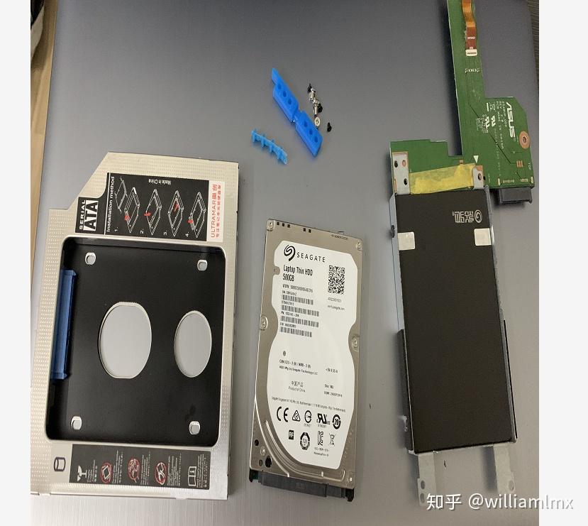 华硕fl59000u升级sata256g固态硬盘以及ddr42133mhz8g内存条拆机教程